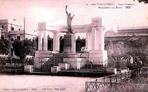 Ain-Temouchent - Place Gambetta - Monument aux Morts - 1925